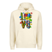 Sandshell autism love Premium Hoodie - MaliasSmallBusiness