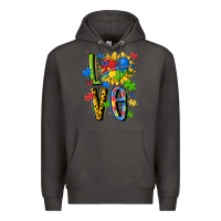 Smoke autism love Premium Hoodie - MaliasSmallBusiness