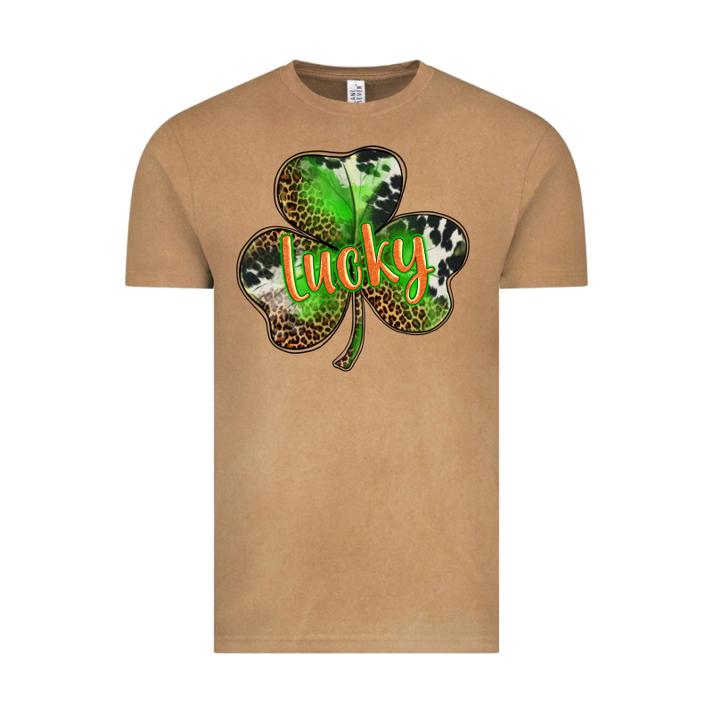 St. Patricks Day Lucky Shamrock Vintage Tee by BarkalooDesign | Teevron