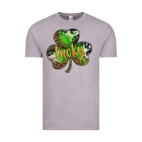 Vintage Zinc st. patricks day lucky shamrock Vintage Tee - BarkalooDesign