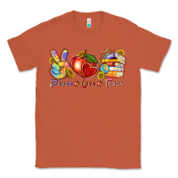 Copper peace love teach Classic Tee - texasbilliewilder