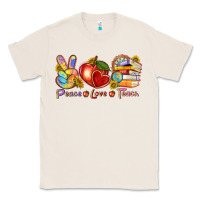 Natural peace love teach Classic Tee - texasbilliewilder