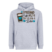 Heather Grey coffee Heavyweight Hoodie - CowhideDigitalArt