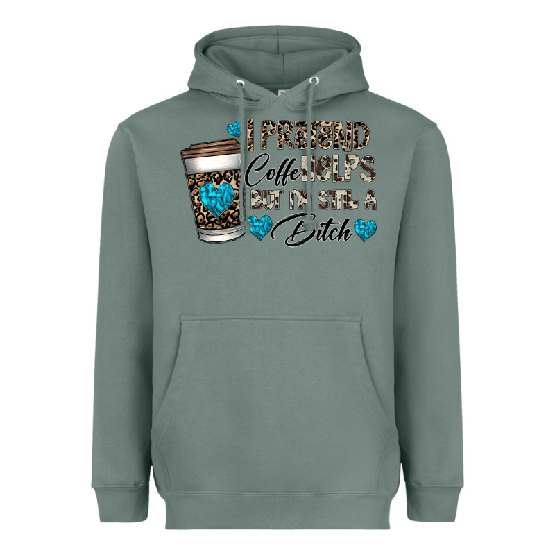 Coffee Heavyweight Hoodie by CowhideDigitalArt | Teevron
