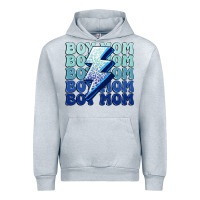 Heather Grey boy mom Urban Hoodie - MaliasSmallBusiness