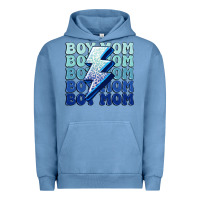 Pigment Pebble Blue boy mom Urban Hoodie - MaliasSmallBusiness