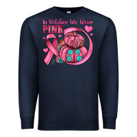 Navy in october we wear pink Premium Sweatshirt - JahusDesignShop