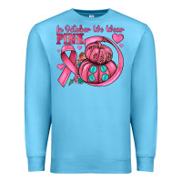 Ocean Blue in october we wear pink Premium Sweatshirt - JahusDesignShop