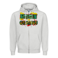 Softball Granny With Leopard Zipper Hoodie | Teevron