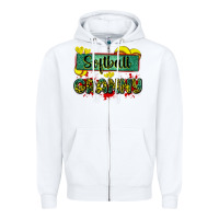 White softball granny with leopard Zipper Hoodie - Zillion Design Studio