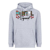 Heather Grey dental squad Heavyweight Hoodie - CowhideDigitalArt