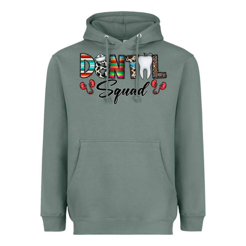 Dental Squad Heavyweight Hoodie by CowhideDigitalArt | Teevron