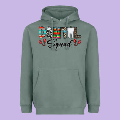 Dental Squad Heavyweight Hoodie Designed By Cowhidedigitalart