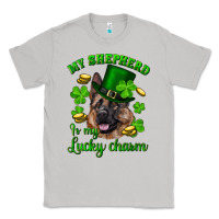 Moon Dust st.patrick's day my shepherd is my lucky charm Classic Tee - RanaPortraitStore