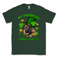 Sports Green st.patrick's day my shepherd is my lucky charm Classic Tee - RanaPortraitStore