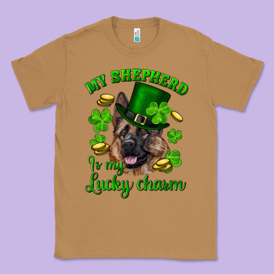 St.patrick's Day My Shepherd Is My Lucky Charm Classic Tee Designed By Ranaportraitstore