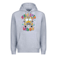 Heather Grey field trip vibes Premium Hoodie - MaliasSmallBusiness