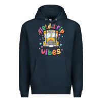 Navy field trip vibes Premium Hoodie - MaliasSmallBusiness