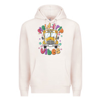 Pale Pink field trip vibes Premium Hoodie - MaliasSmallBusiness