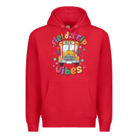 Red field trip vibes Premium Hoodie - MaliasSmallBusiness