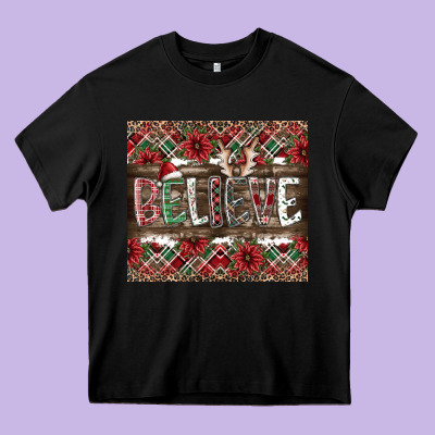 Believe Heavy Core Tee Designed By Cowhidedigitalart