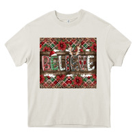 Cream Believe Heavy Core Tee - CowhideDigitalArt