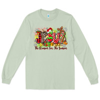 Matcha jesus the reason for the season Long Sleeve Tee - Zillion Design Studio