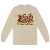 Mushroom jesus the reason for the season Long Sleeve Tee - Zillion Design Studio