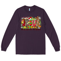 Plum jesus the reason for the season Long Sleeve Tee - Zillion Design Studio