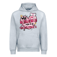 Heather Grey my residents are my valentines Urban Hoodie - MaliasSmallBusiness
