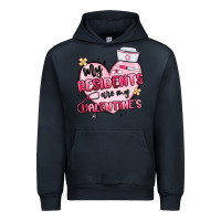 Navy my residents are my valentines Urban Hoodie - MaliasSmallBusiness