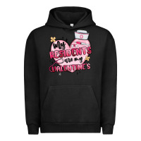 Pigment Black my residents are my valentines Urban Hoodie - MaliasSmallBusiness