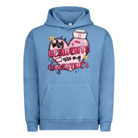 Pigment Pebble Blue my residents are my valentines Urban Hoodie - MaliasSmallBusiness