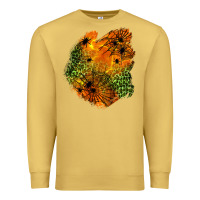 Antique Gold spider leopard  halloween patch Premium Sweatshirt - BundleAndBundleShop