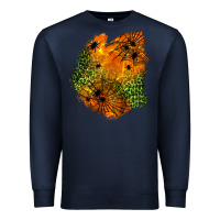 Navy spider leopard  halloween patch Premium Sweatshirt - BundleAndBundleShop