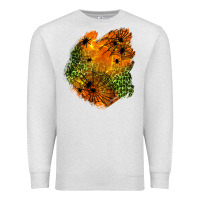 Oatmeal Heather spider leopard  halloween patch Premium Sweatshirt - BundleAndBundleShop