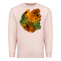 Pale Pink spider leopard  halloween patch Premium Sweatshirt - BundleAndBundleShop