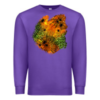 Purple spider leopard  halloween patch Premium Sweatshirt - BundleAndBundleShop
