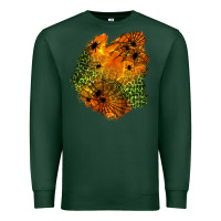 Sports Green spider leopard  halloween patch Premium Sweatshirt - BundleAndBundleShop