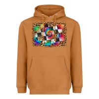 Meerkat race leopard and tie dye background Heavyweight Hoodie - HRA Design Shop