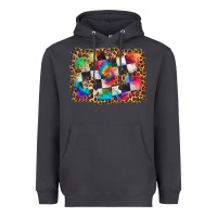 Smoke race leopard and tie dye background Heavyweight Hoodie - HRA Design Shop