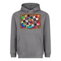 Storm race leopard and tie dye background Heavyweight Hoodie - HRA Design Shop