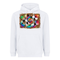 White race leopard and tie dye background Heavyweight Hoodie - HRA Design Shop