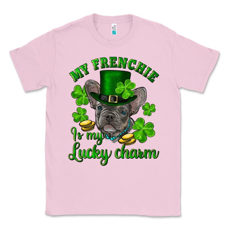 St.patrick's Day My French Bulldog Is My Lucky Charm Classic Tee by RanaPortraitStore | Teevron