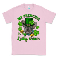 Bubblegum Pink st.patrick's day my french bulldog is my lucky charm Classic Tee - RanaPortraitStore