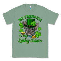 Sage st.patrick's day my french bulldog is my lucky charm Classic Tee - RanaPortraitStore