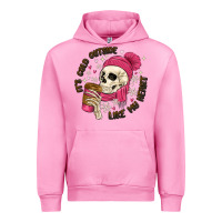 Fuchsia Pink its cold outside like my heart Urban Hoodie - MaliasSmallBusiness