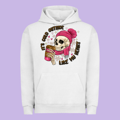 Its Cold Outside Like My Heart Urban Hoodie Designed By Maliassmallbusiness