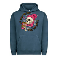 Pigment Midnight Navy its cold outside like my heart Urban Hoodie - MaliasSmallBusiness
