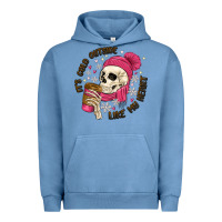 Pigment Pebble Blue its cold outside like my heart Urban Hoodie - MaliasSmallBusiness
